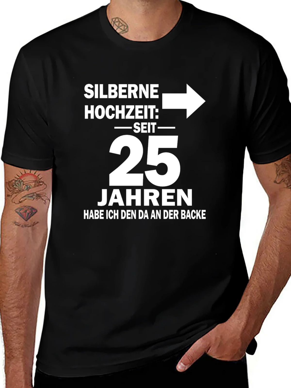 25th Anniversary T-Shirt - Silver Wedding product image 1