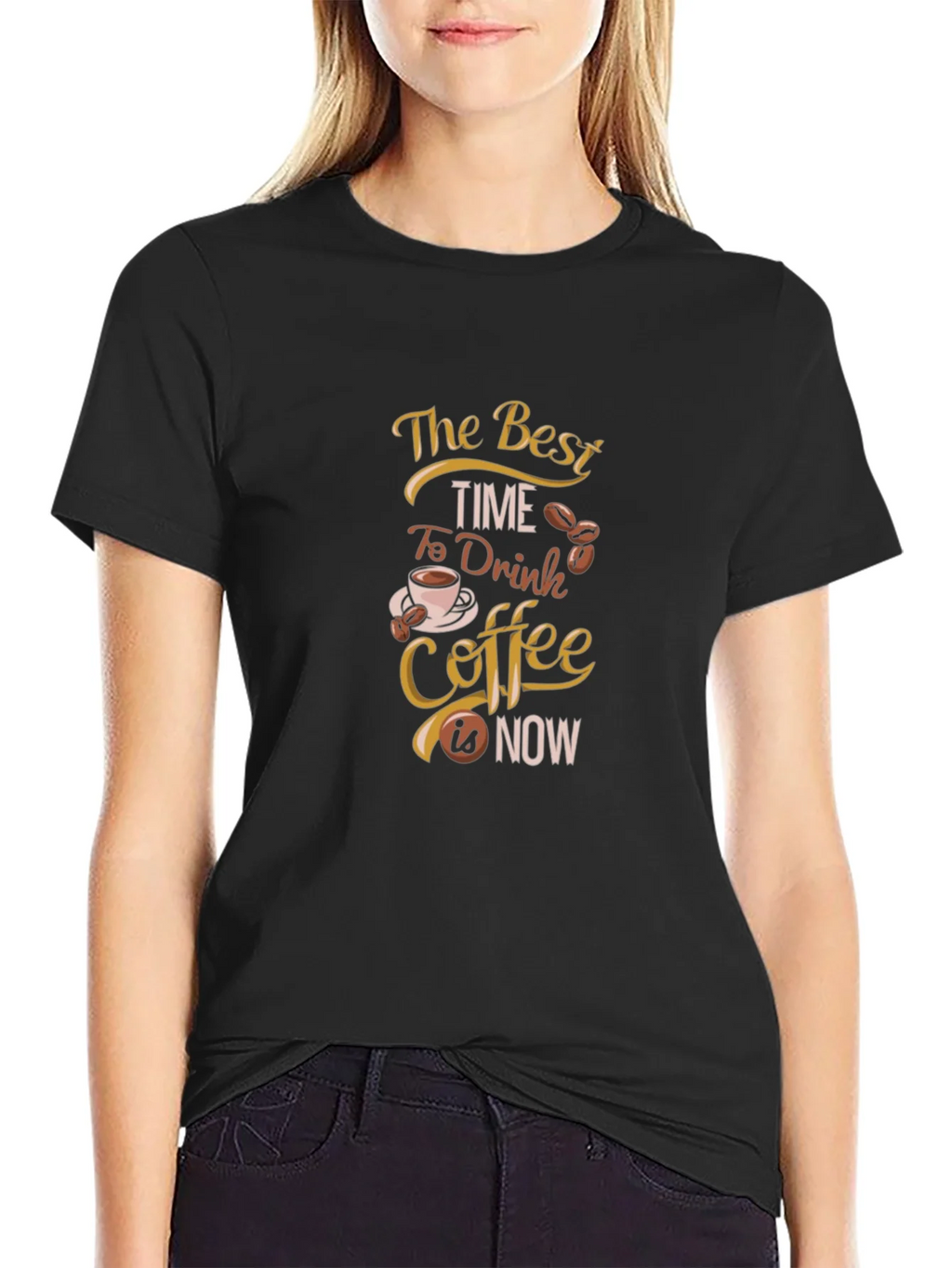 Coffee Lovers T-Shirt: The Best Time is Now product image 2