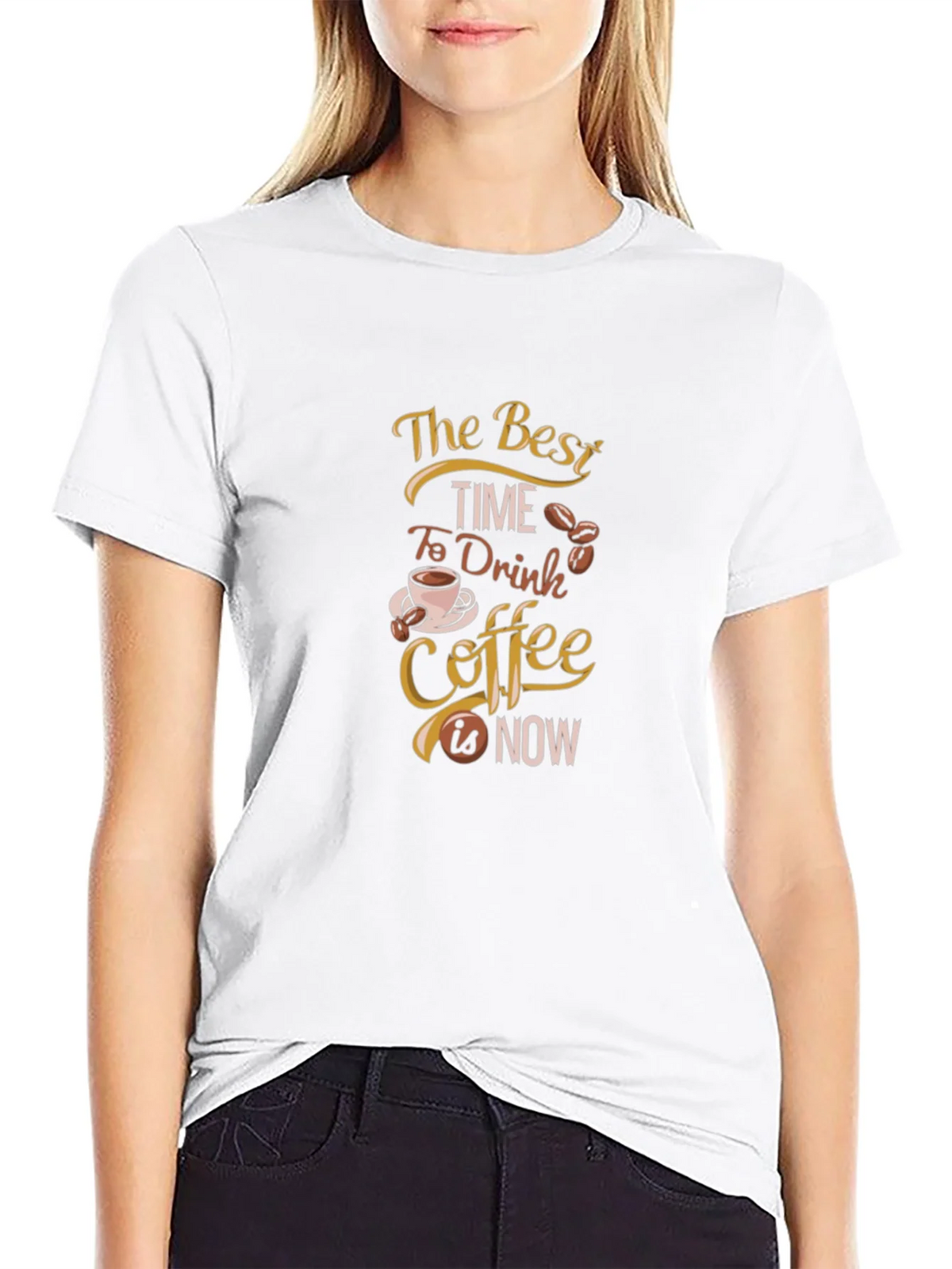 Coffee Lovers T-Shirt: The Best Time is Now product image 8
