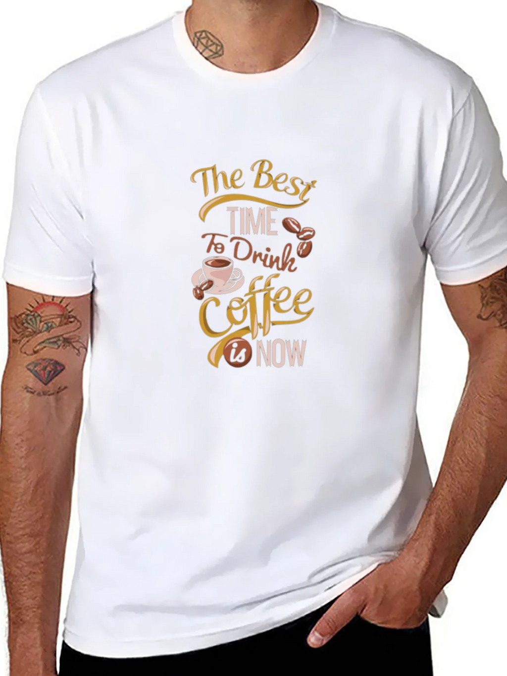 Coffee Lovers T-Shirt: The Best Time is Now product image 7