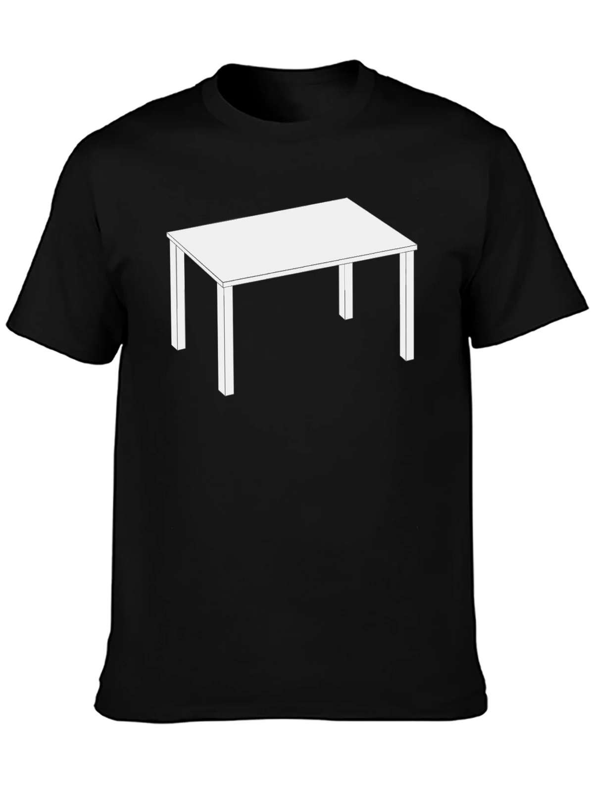Table Graphic Black T-Shirt product image 3