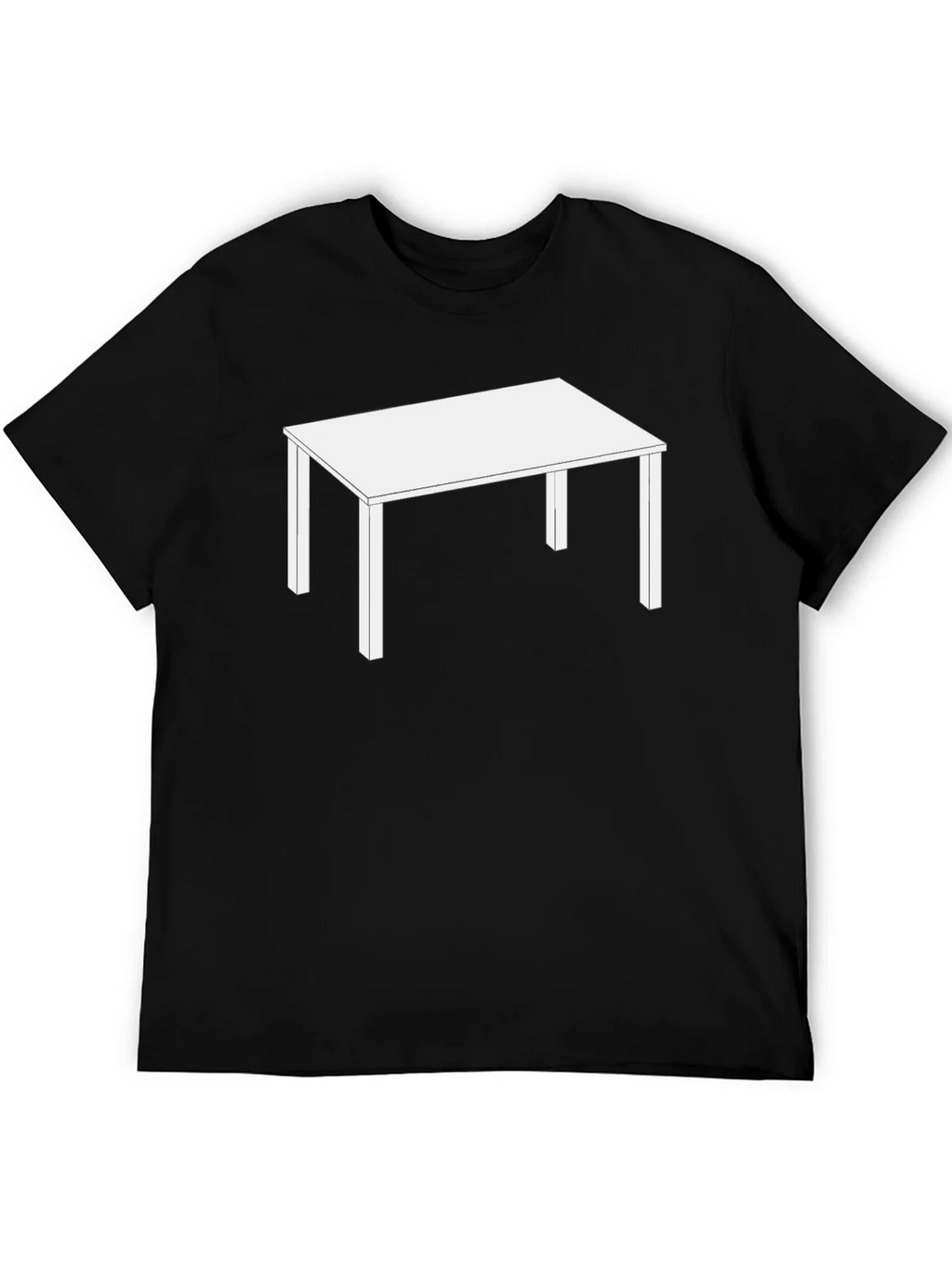 Table Graphic Black T-Shirt product image 5