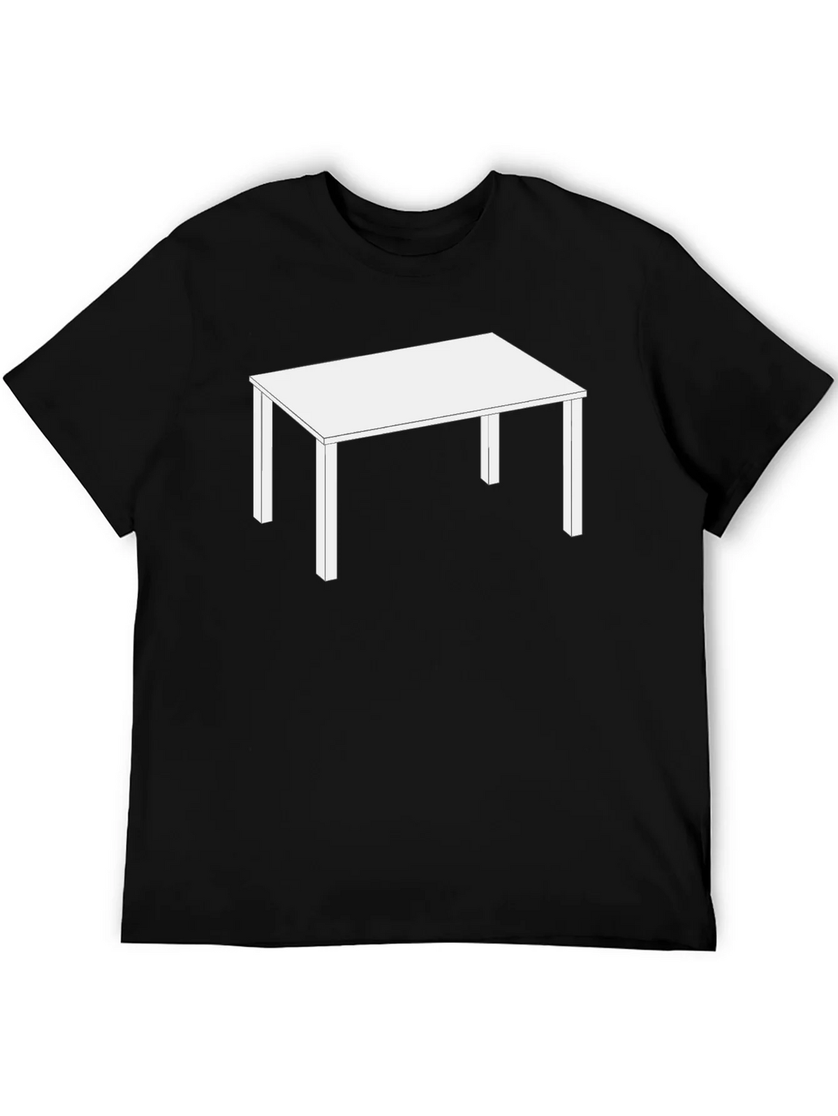Table Graphic Black T-Shirt product image 5