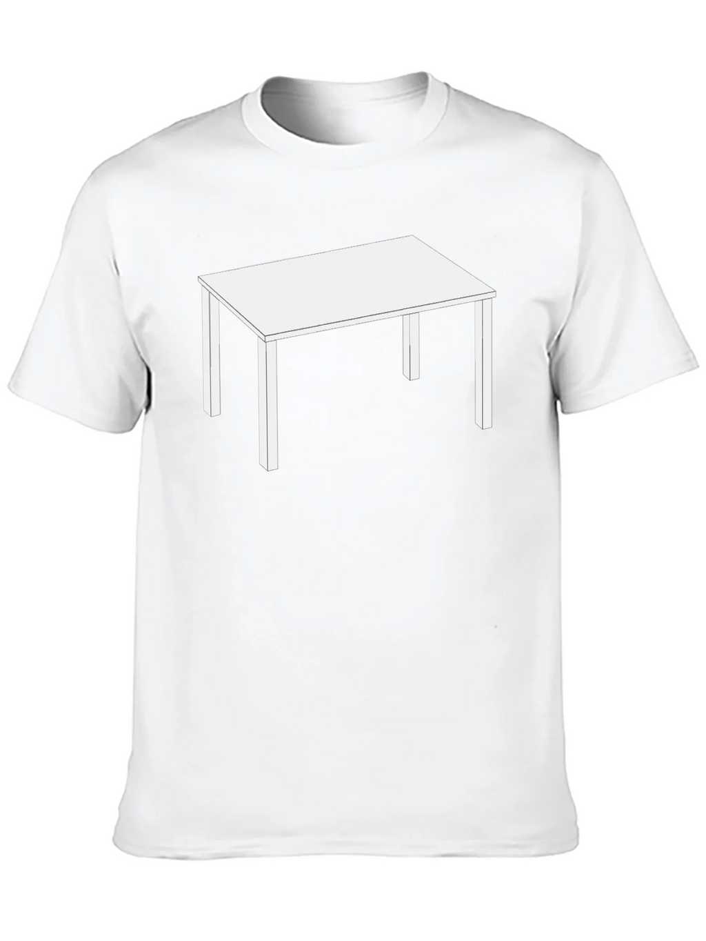 Table Graphic Black T-Shirt product image 9