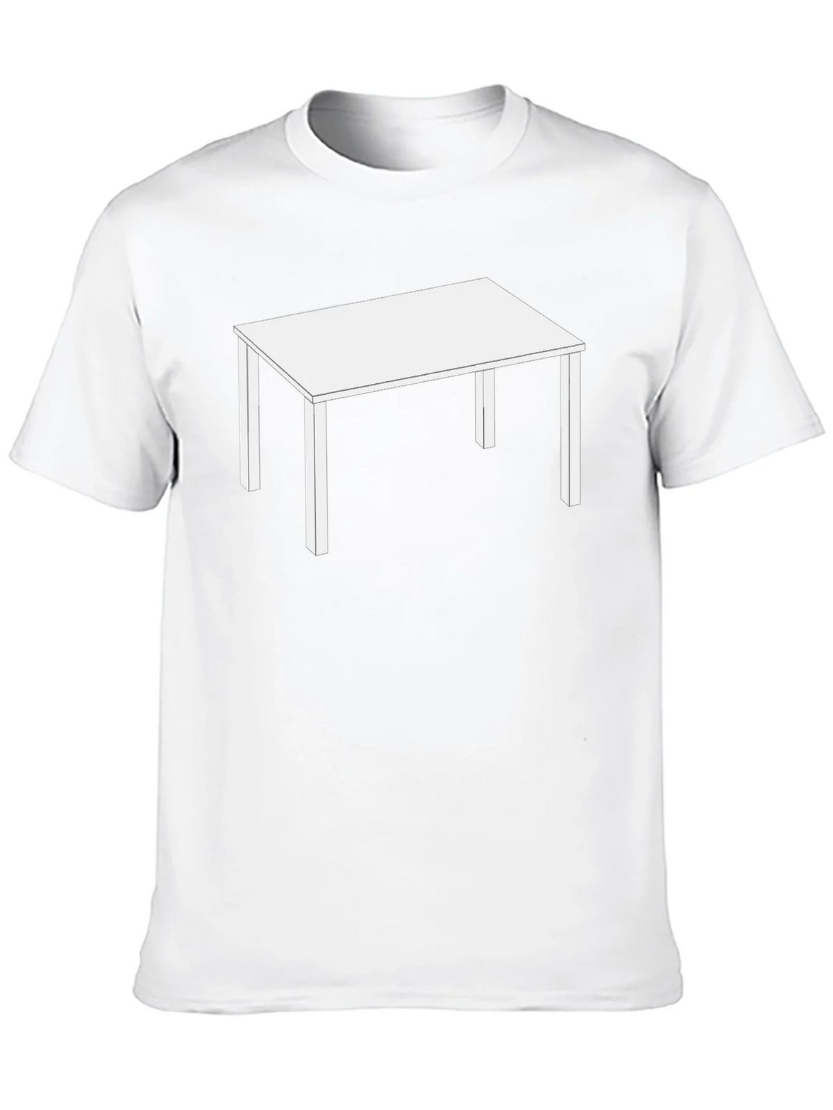 Table Graphic Black T-Shirt product image 9