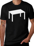 Table Graphic Black T-Shirt product image 1