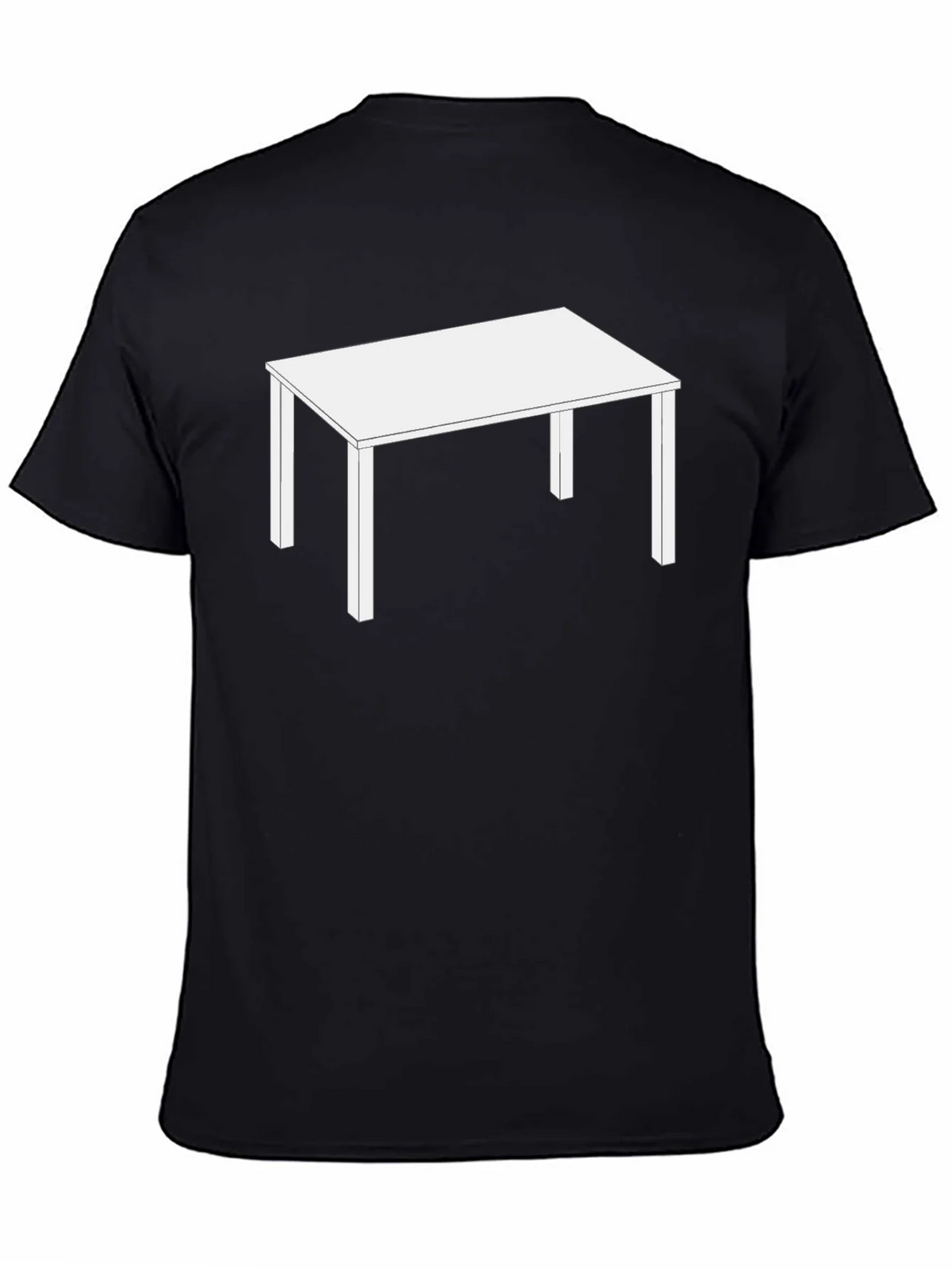 Table Graphic Black T-Shirt product image 4
