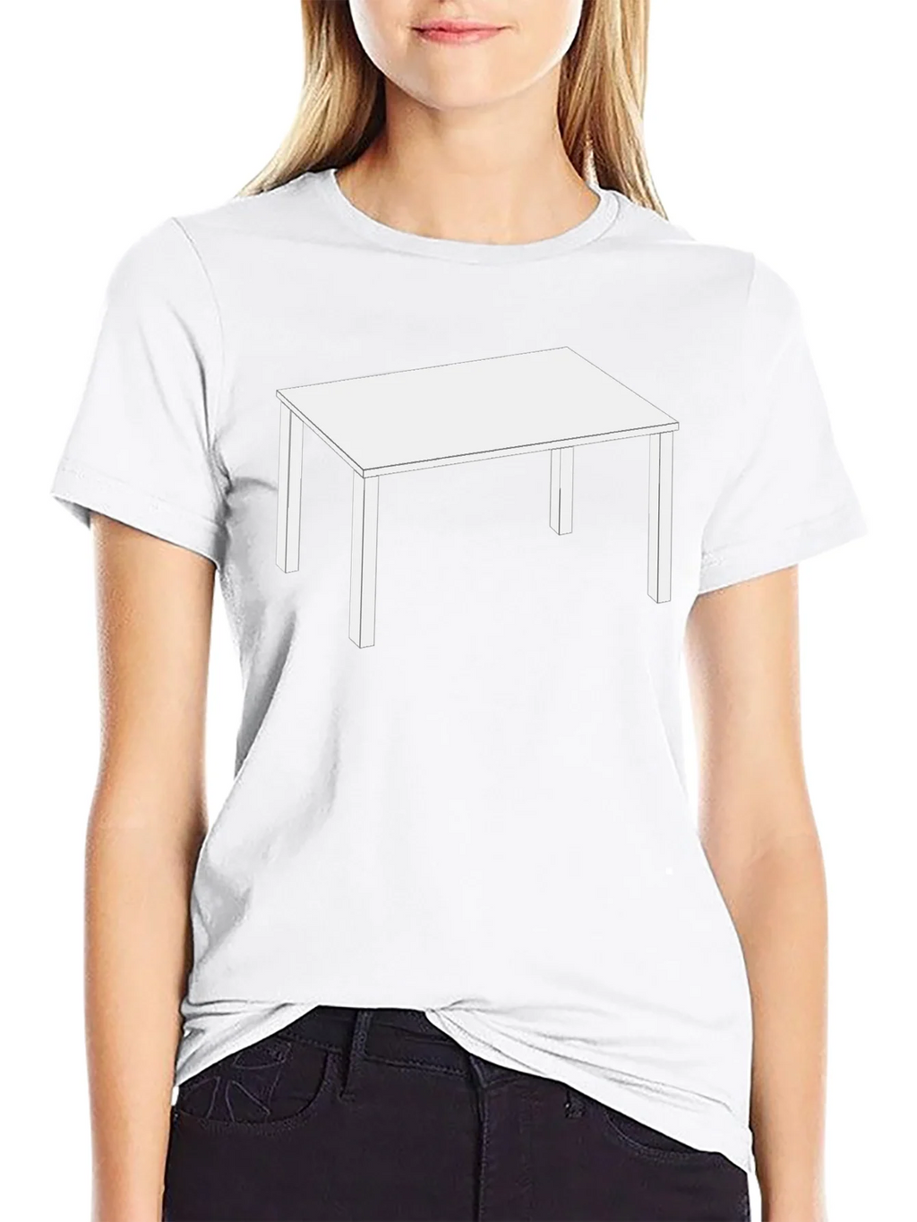 Table Graphic Black T-Shirt product image 8