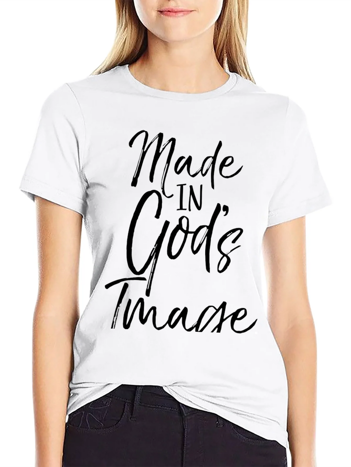 Made in Gods Image Graphic Tee - Black product image 3