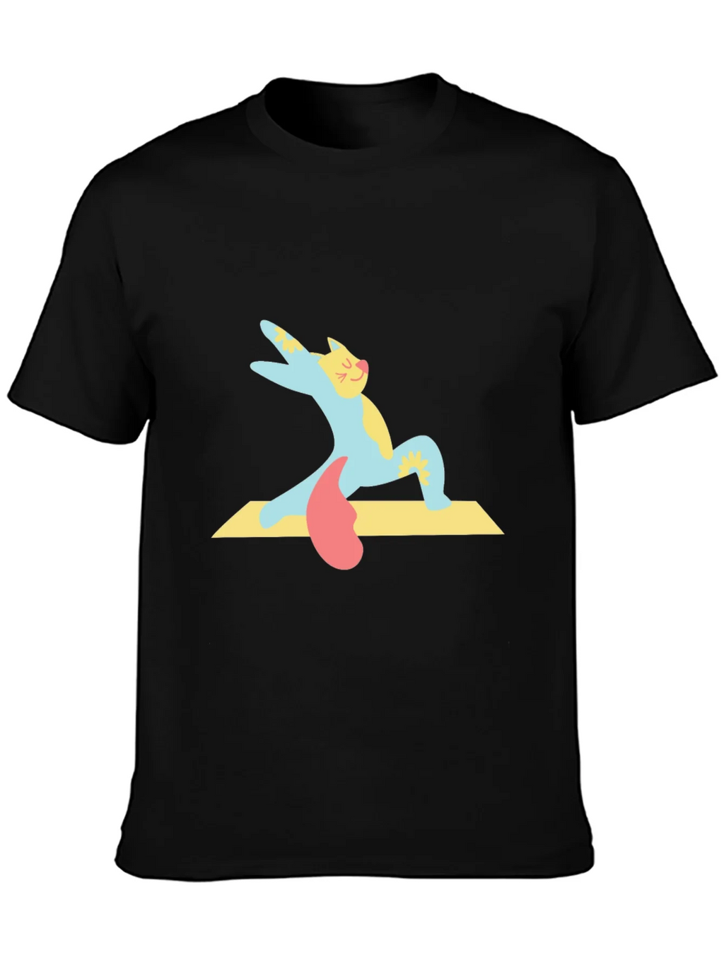Yoga Cat T-Shirt - Cute Cartoon Kitten Tee product image 3