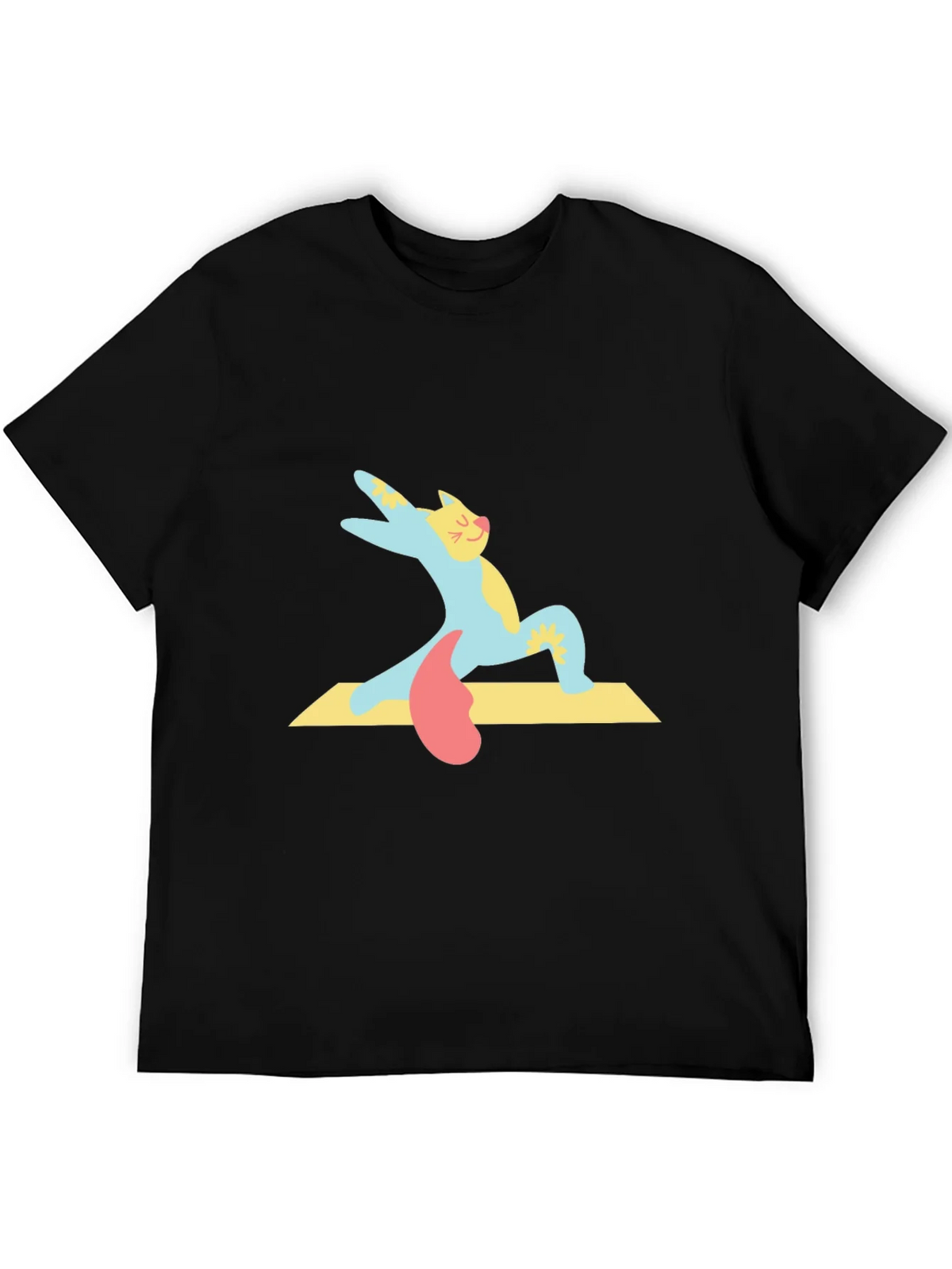 Yoga Cat T-Shirt - Cute Cartoon Kitten Tee product image 5