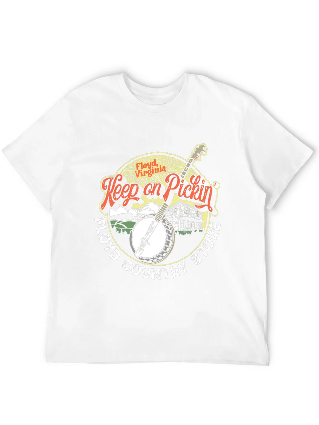 Floyd Virginia Keep on Pickin Black T-Shirt product image 11