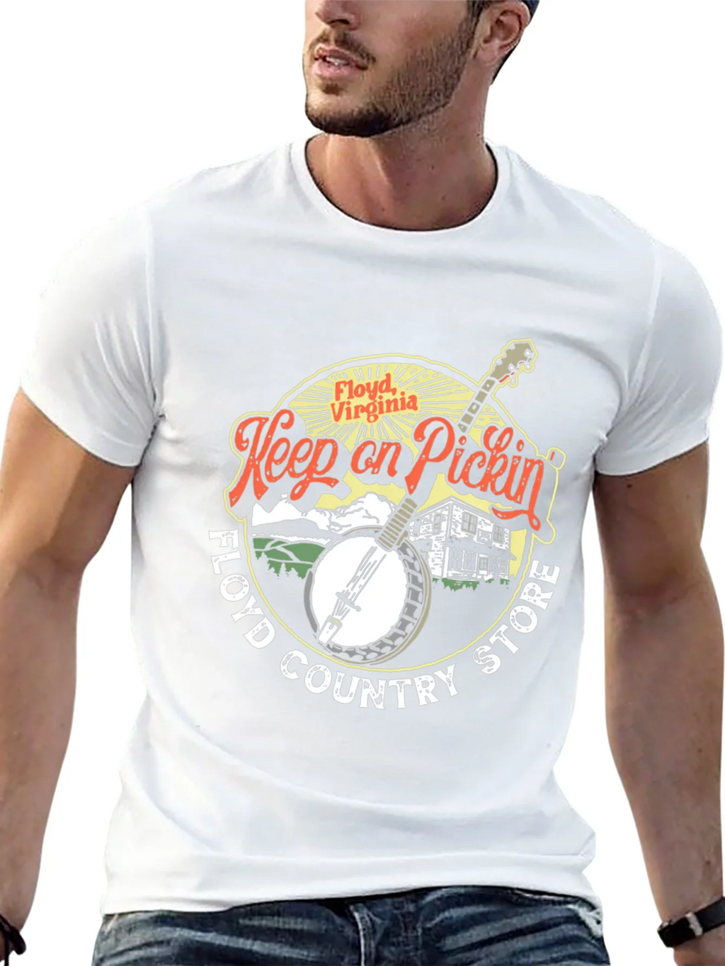 Floyd Virginia Keep on Pickin Black T-Shirt product image 12