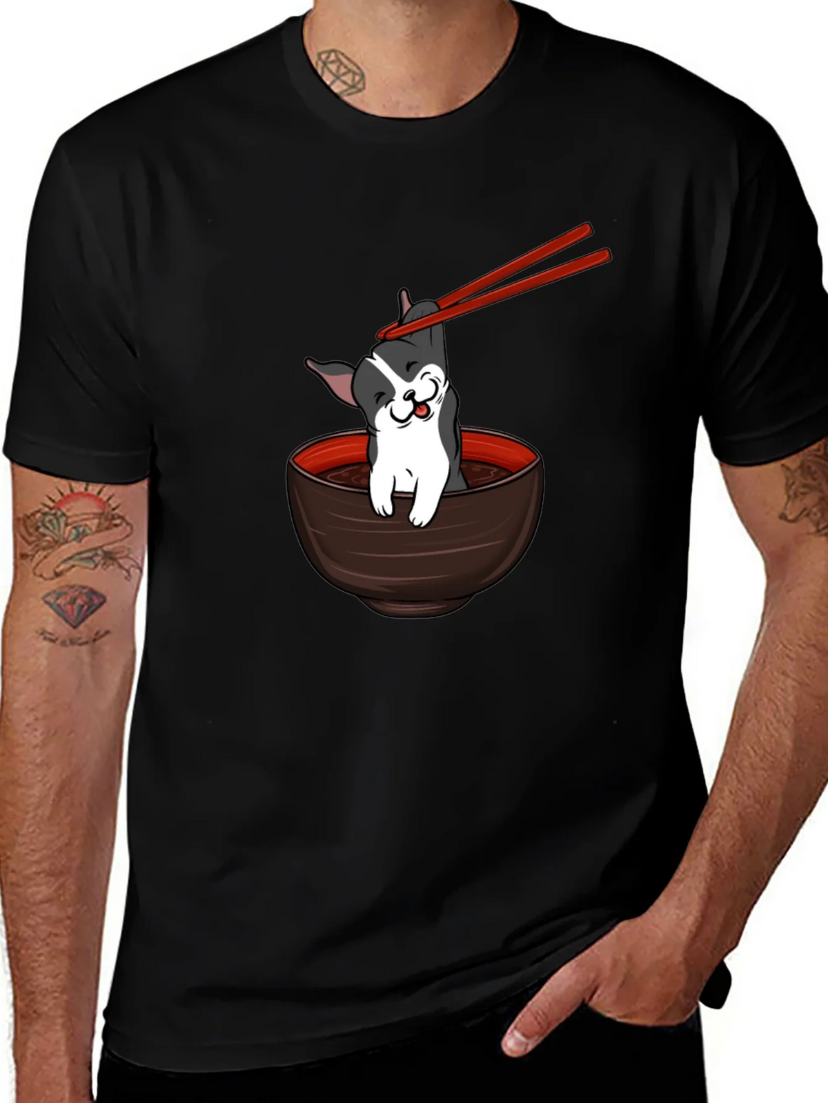 Dog Ramen Bowl T-Shirt product image 1