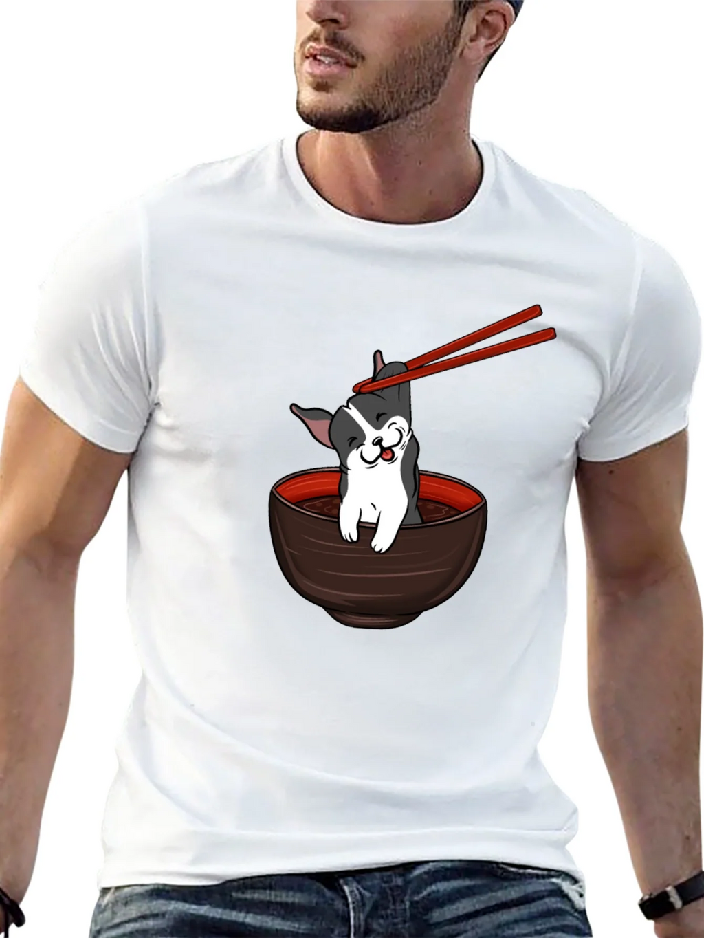 Dog Ramen Bowl T-Shirt product image 10