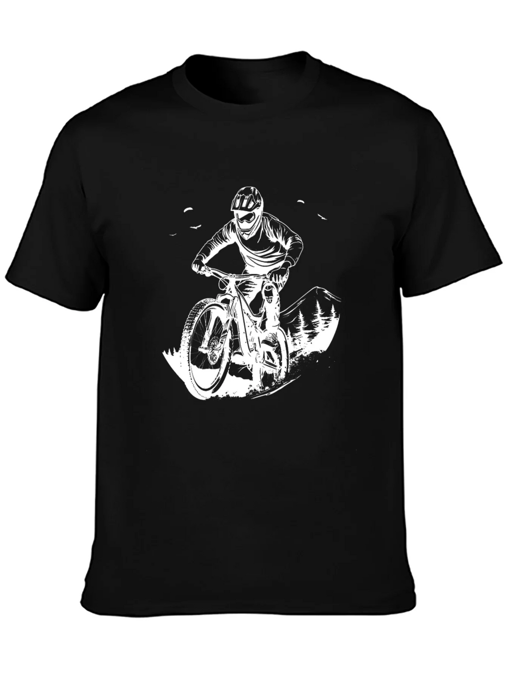 Mountain Bike Rider Graphic T-Shirt product image 3