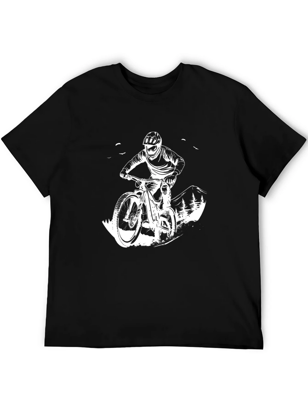 Mountain Bike Rider Graphic T-Shirt product image 5