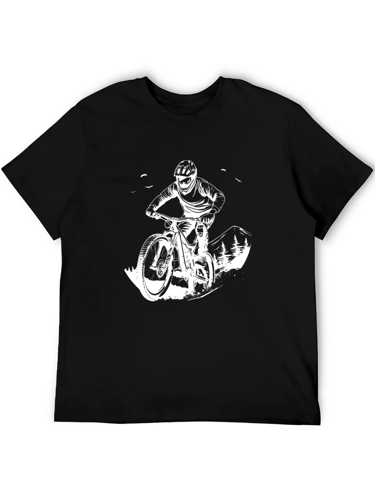 Mountain Bike Rider Graphic T-Shirt product image 5
