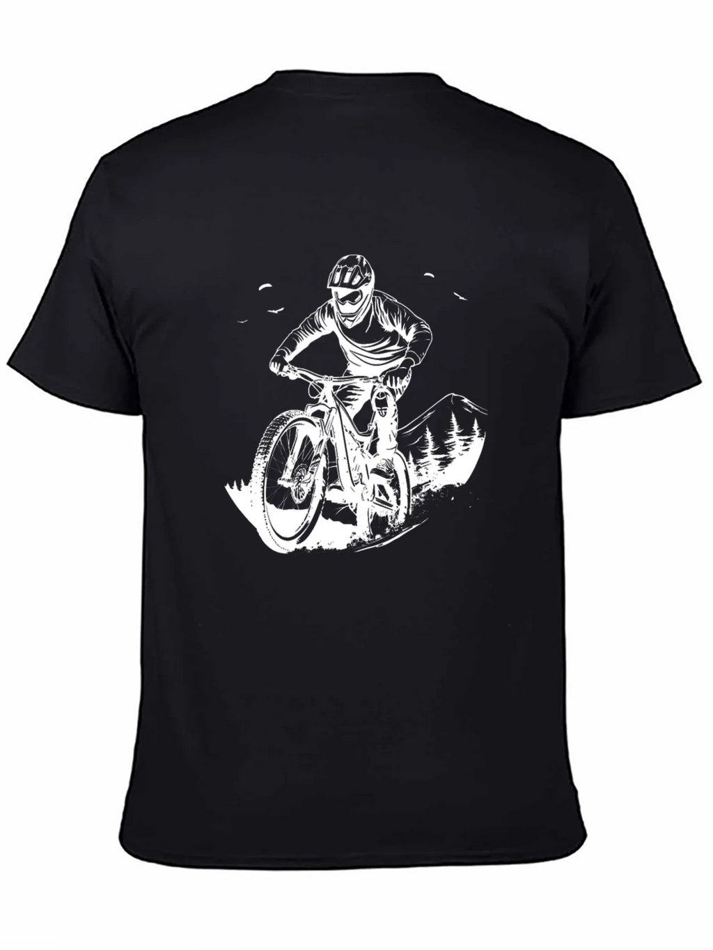 Mountain Bike Rider Graphic T-Shirt product image 4