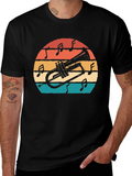 Retro Trumpet Sunset Graphic T-Shirt product image 1