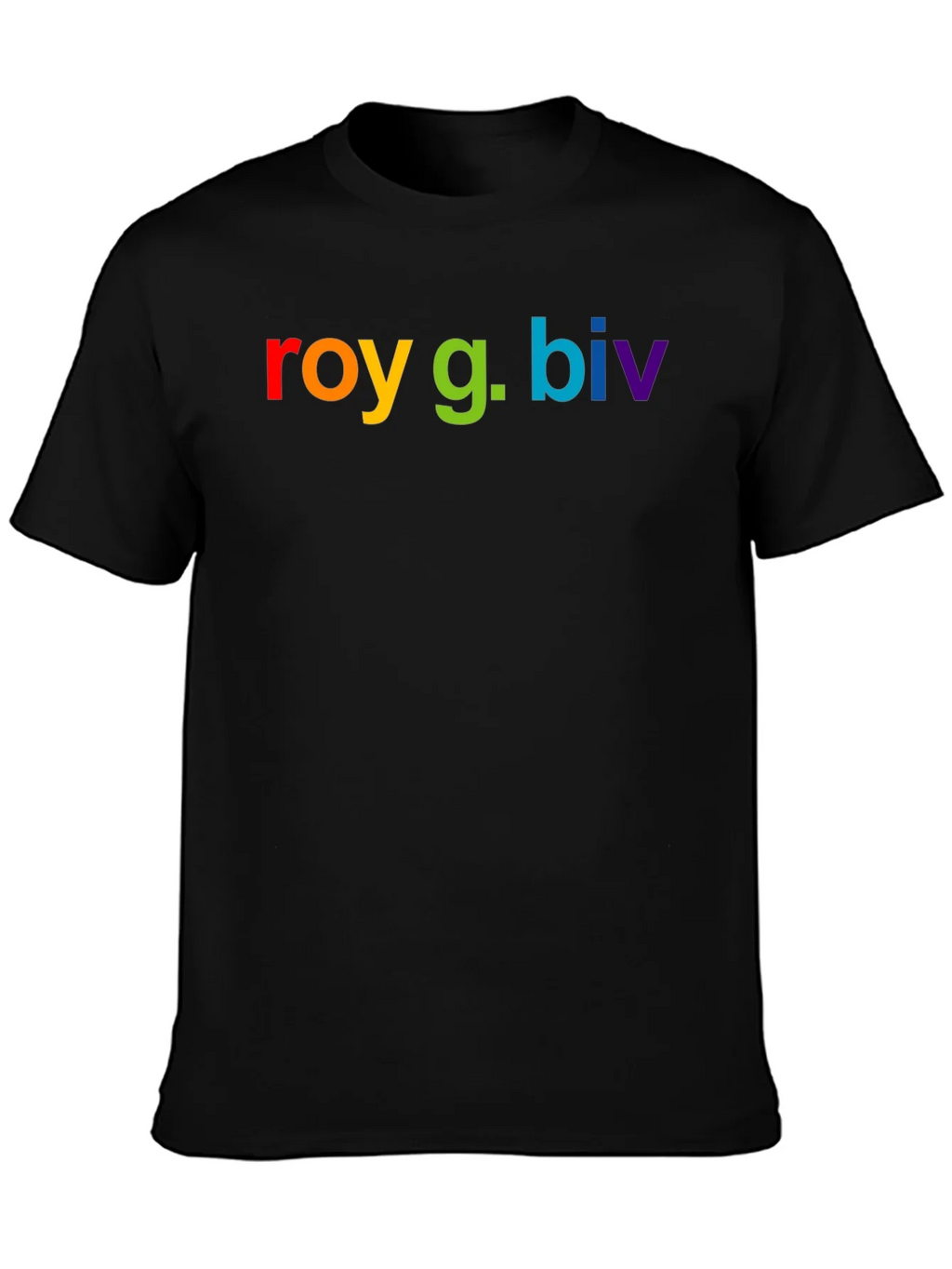 ROY G. BIV Rainbow Colors T-Shirt product image 3