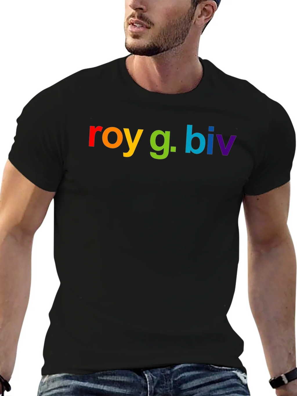 ROY G. BIV Rainbow Colors T-Shirt product image 6