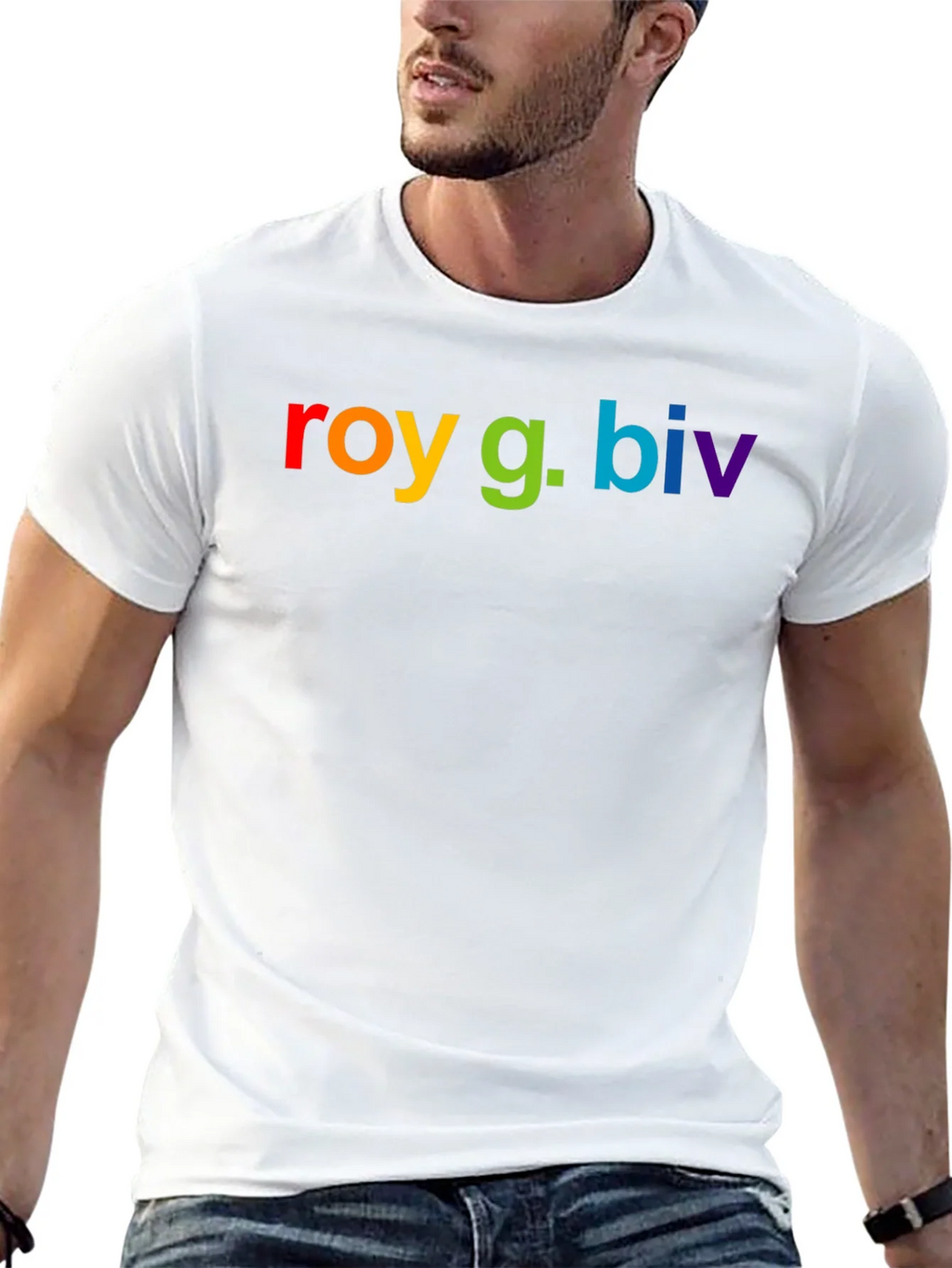 ROY G. BIV Rainbow Colors T-Shirt product image 12
