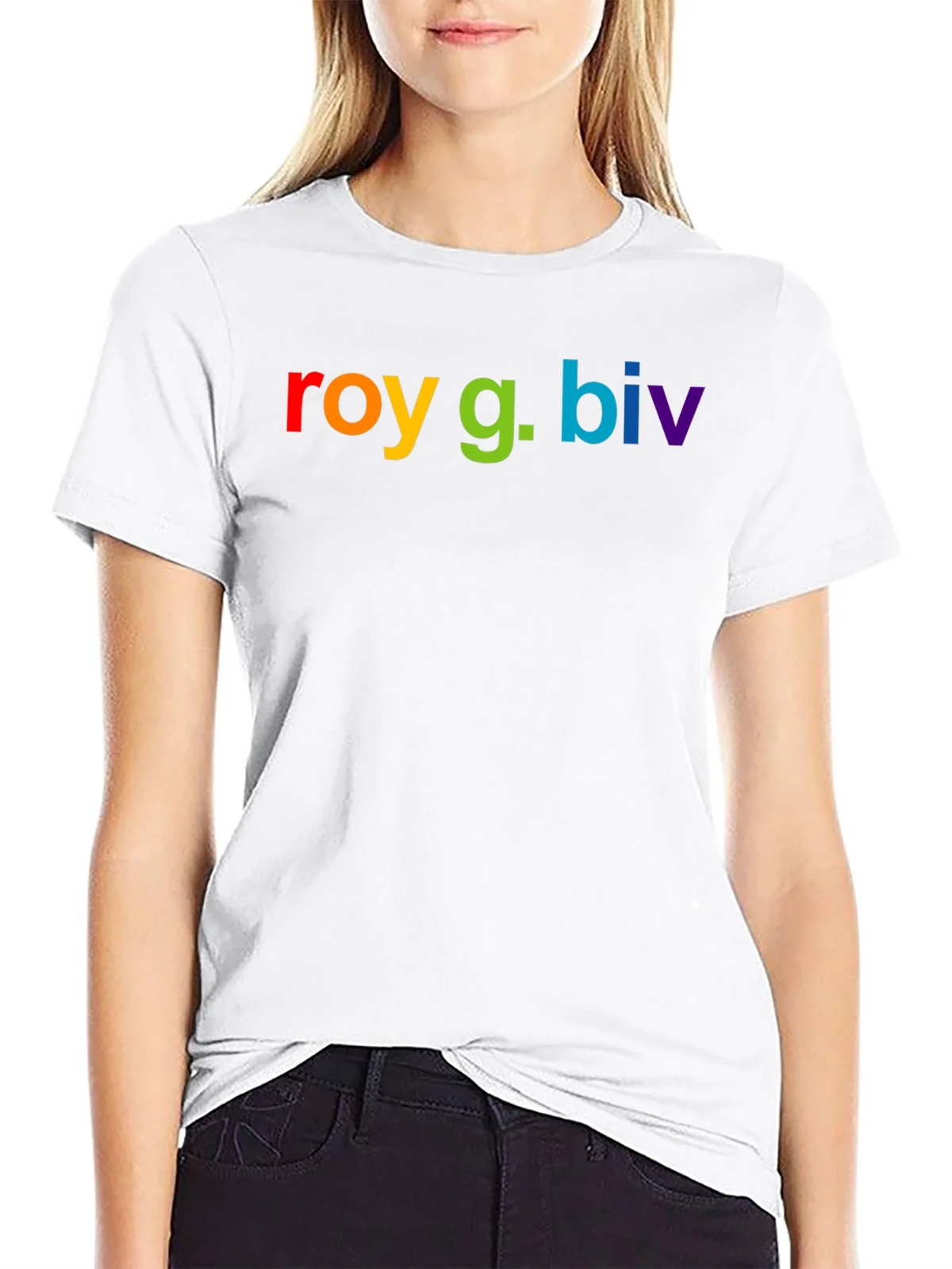 ROY G. BIV Rainbow Colors T-Shirt product image 8
