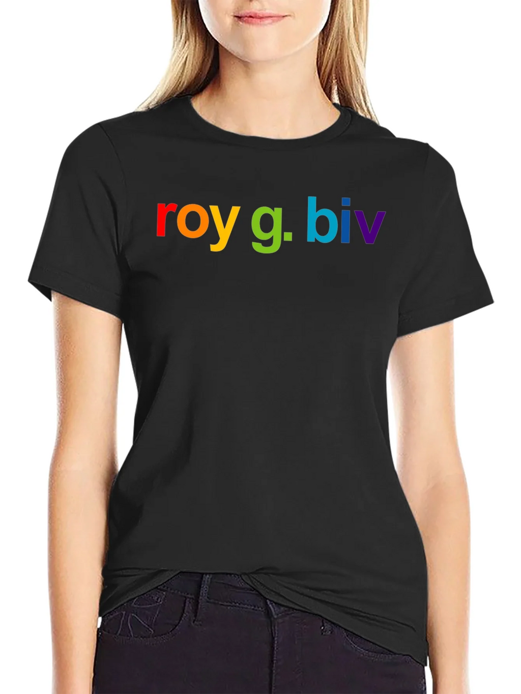 ROY G. BIV Rainbow Colors T-Shirt product image 2