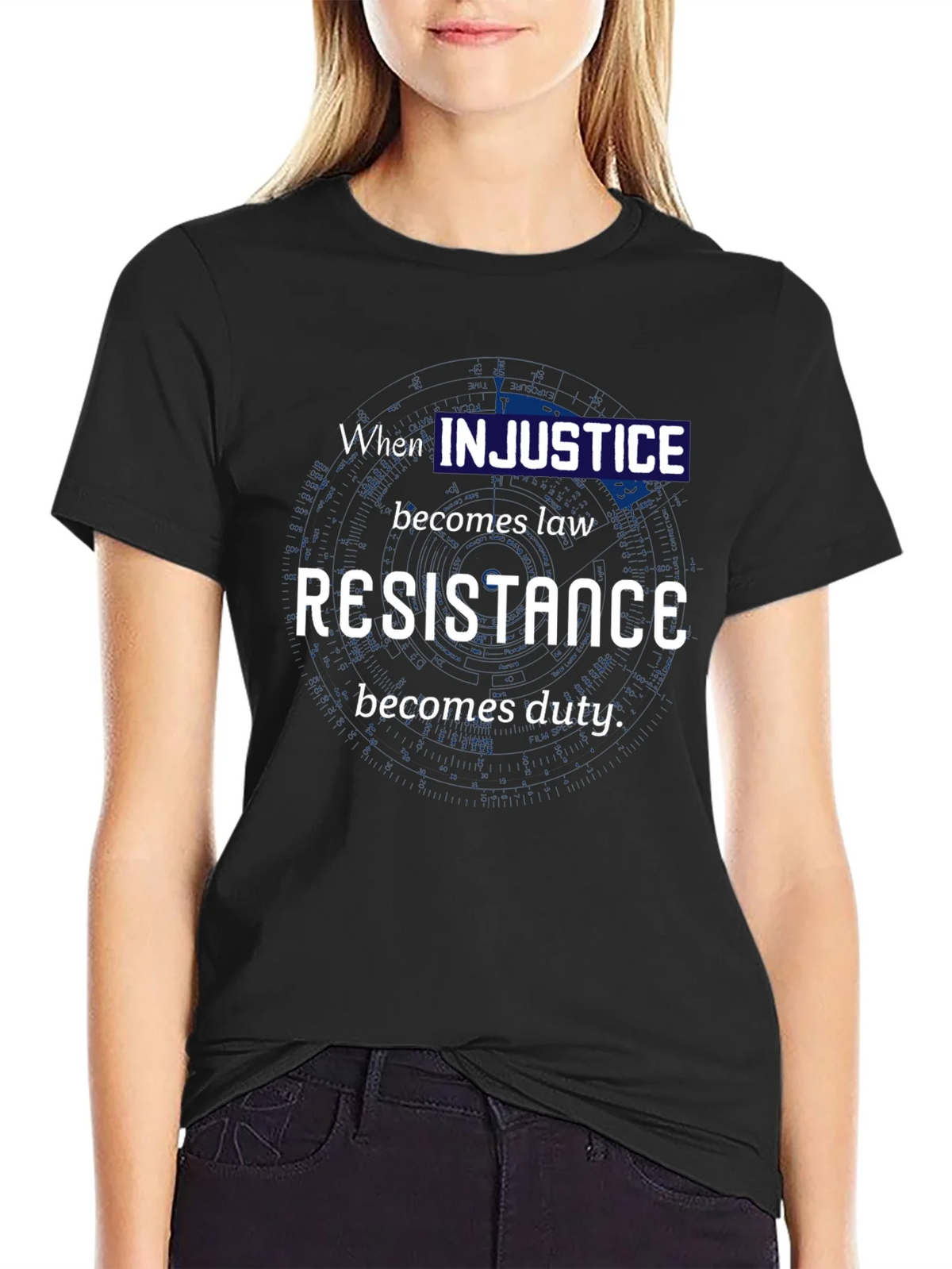 Injustice Resistance T-Shirt product image 2