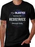 Injustice Resistance T-Shirt product image 1