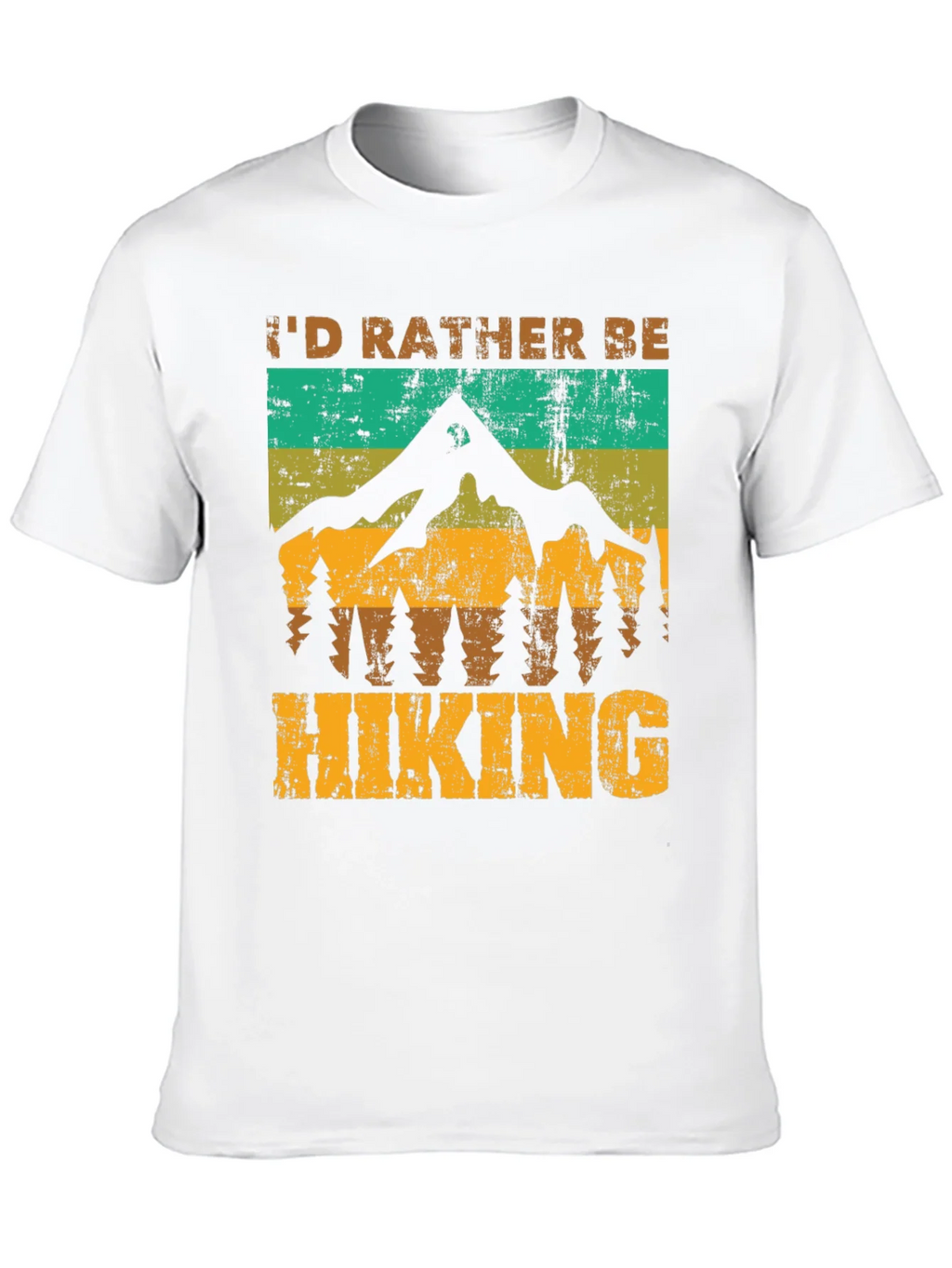 Id Rather Be Hiking T-Shirt - Nature Adventure Tee product image 9