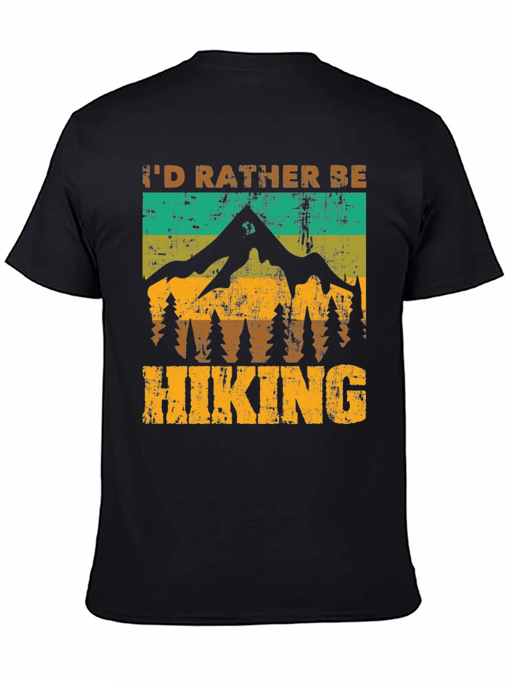 Id Rather Be Hiking T-Shirt - Nature Adventure Tee product image 4
