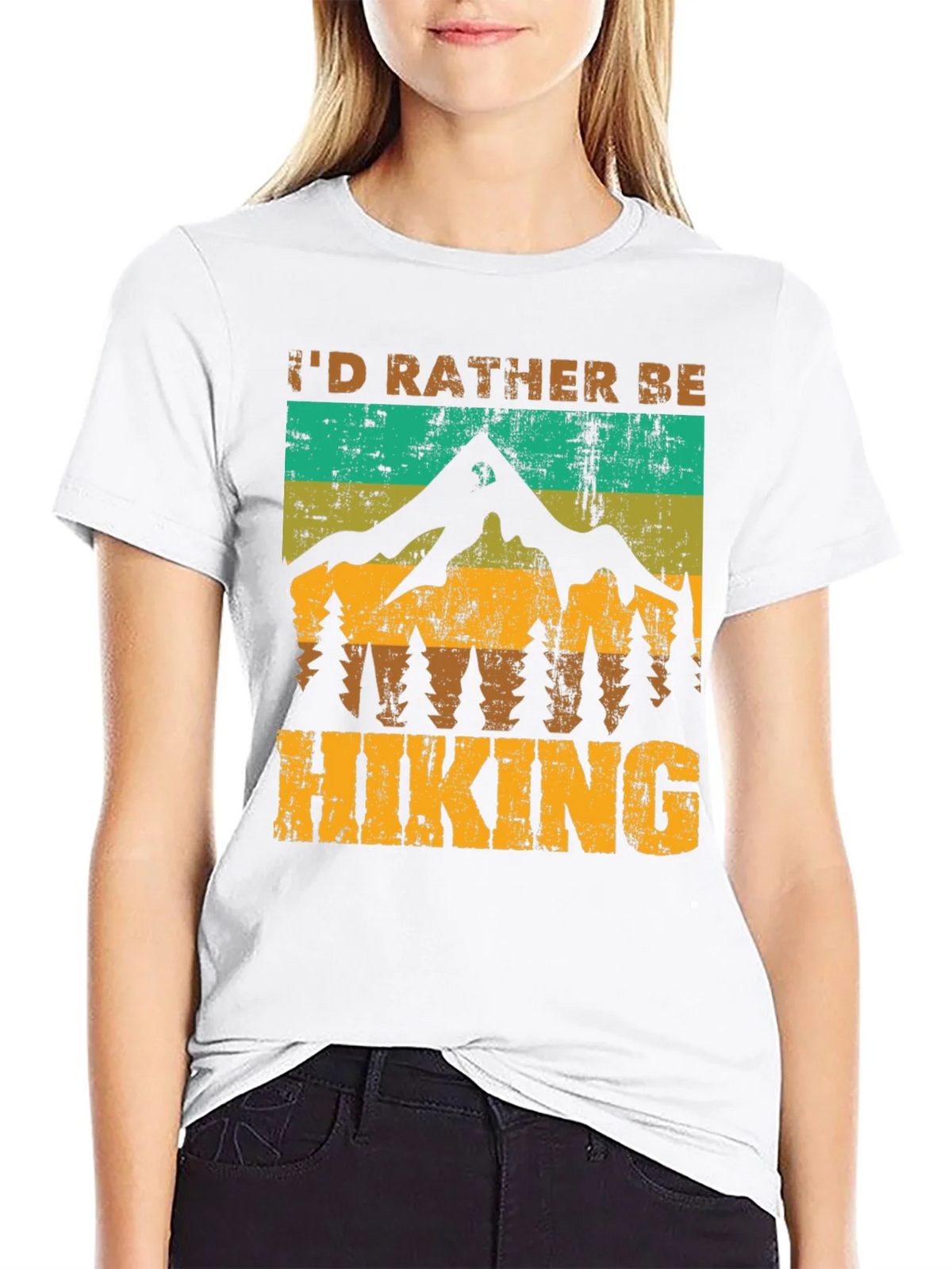 Id Rather Be Hiking T-Shirt - Nature Adventure Tee product image 8