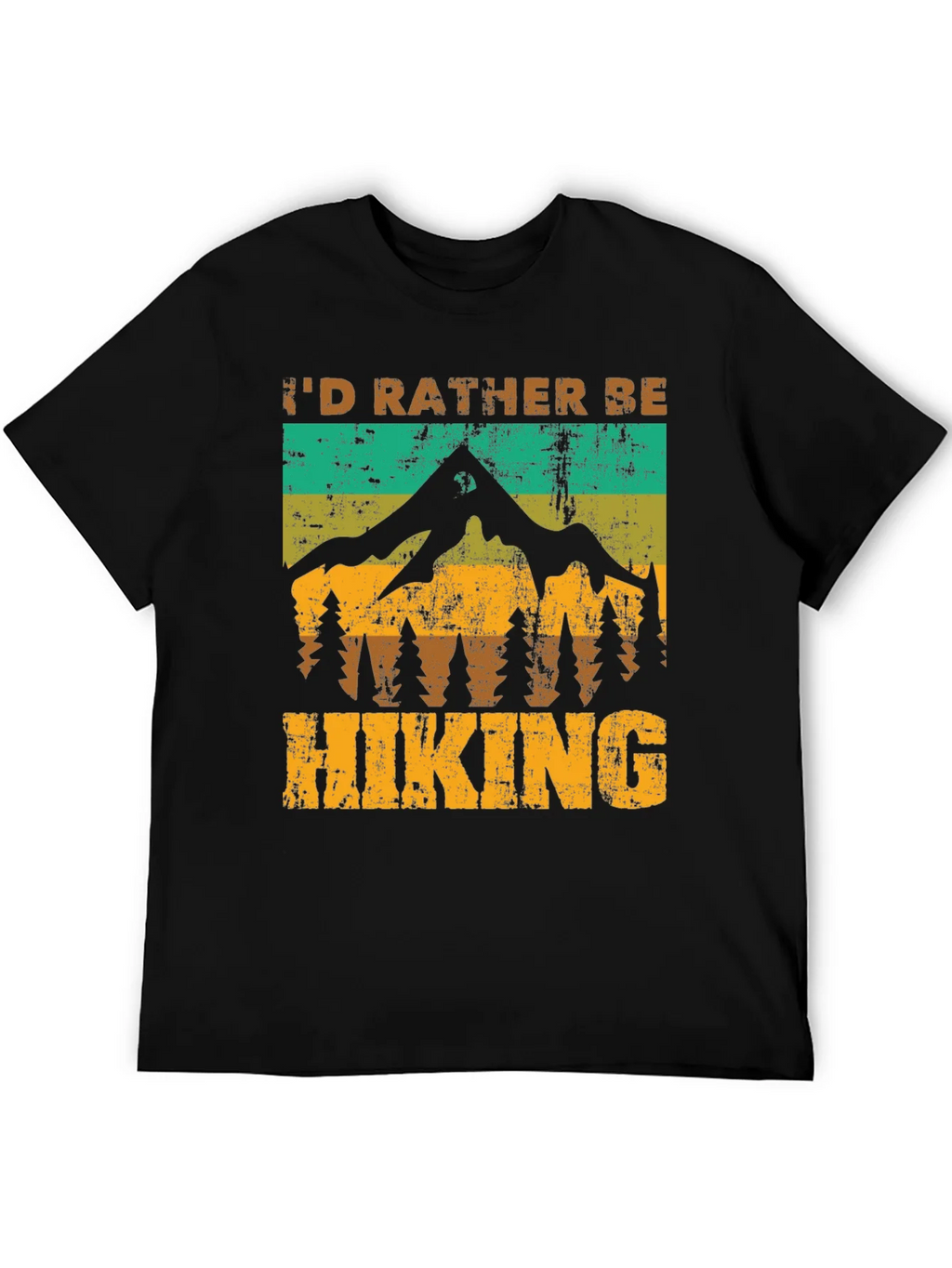Id Rather Be Hiking T-Shirt - Nature Adventure Tee product image 5