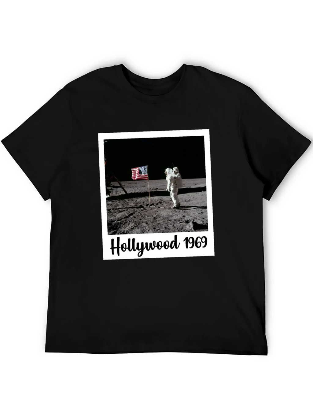 Hollywood 1969 Moon Landing Black T-Shirt product image 5