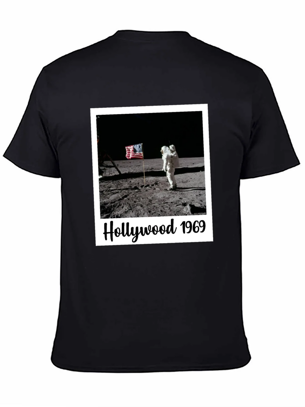 Hollywood 1969 Moon Landing Black T-Shirt product image 4