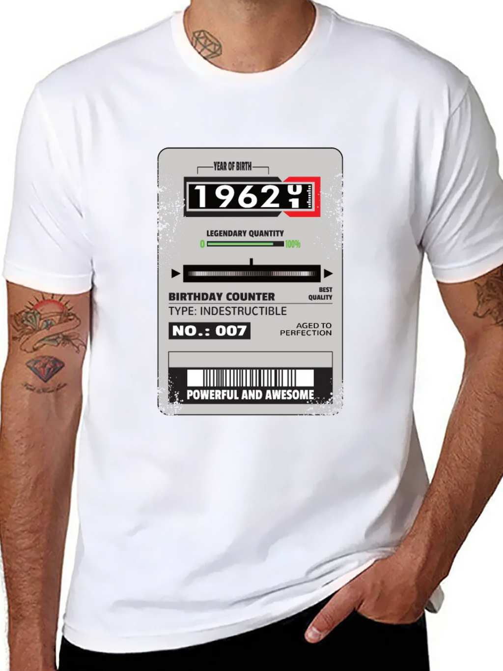1962 Birthday Counter T-Shirt product image 5