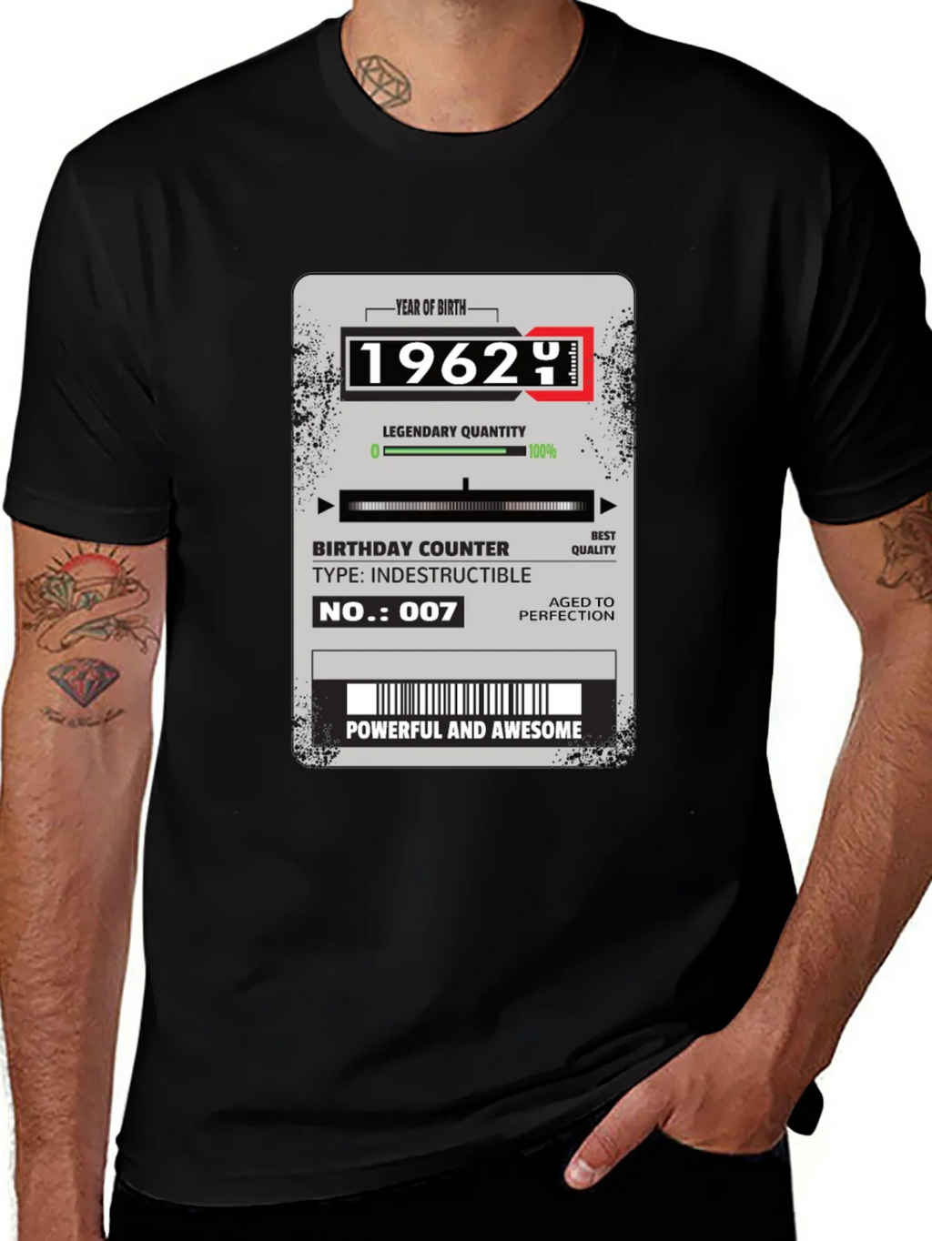 1962 Birthday Counter T-Shirt product image 1