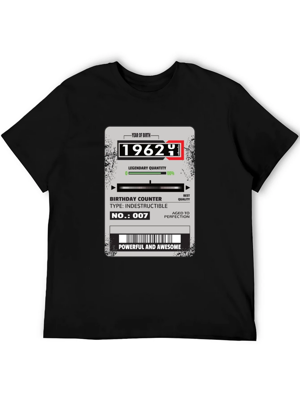 1962 Birthday Counter T-Shirt product image 3
