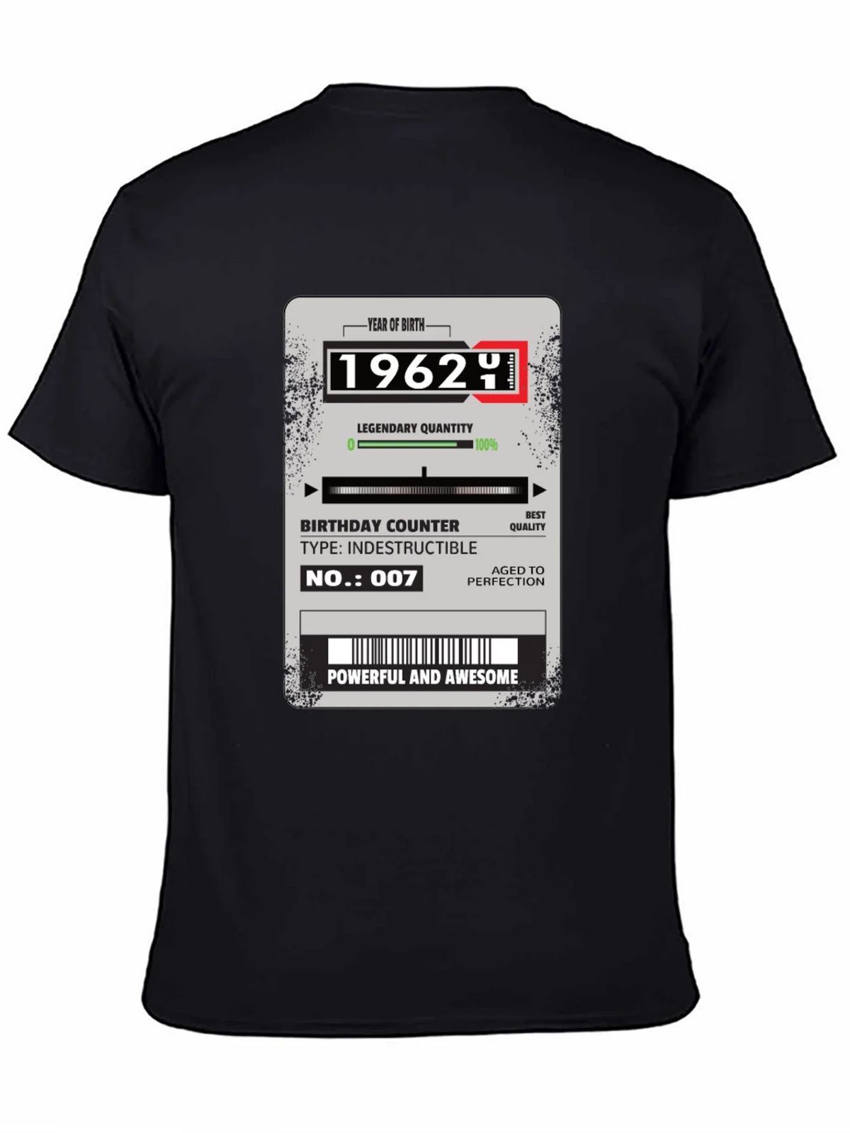 1962 Birthday Counter T-Shirt product image 2