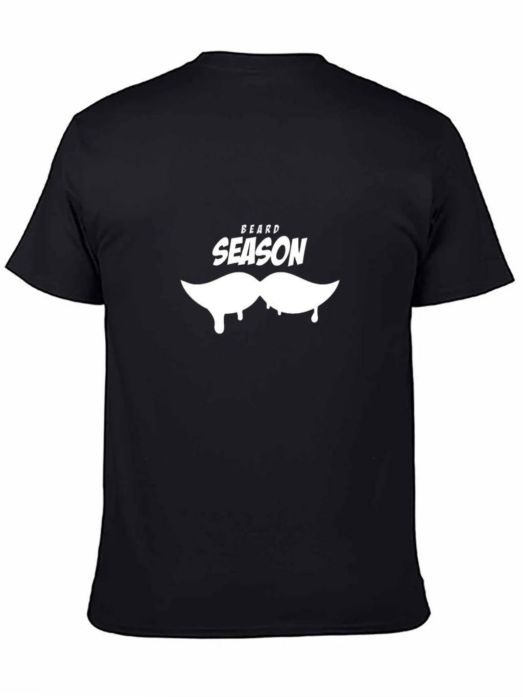 Beard Season Black T-Shirt - Mens Novelty Tee product image 4