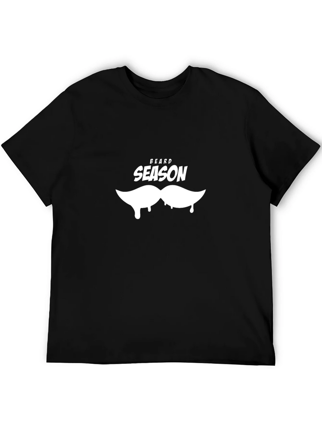 Beard Season Black T-Shirt - Mens Novelty Tee product image 5