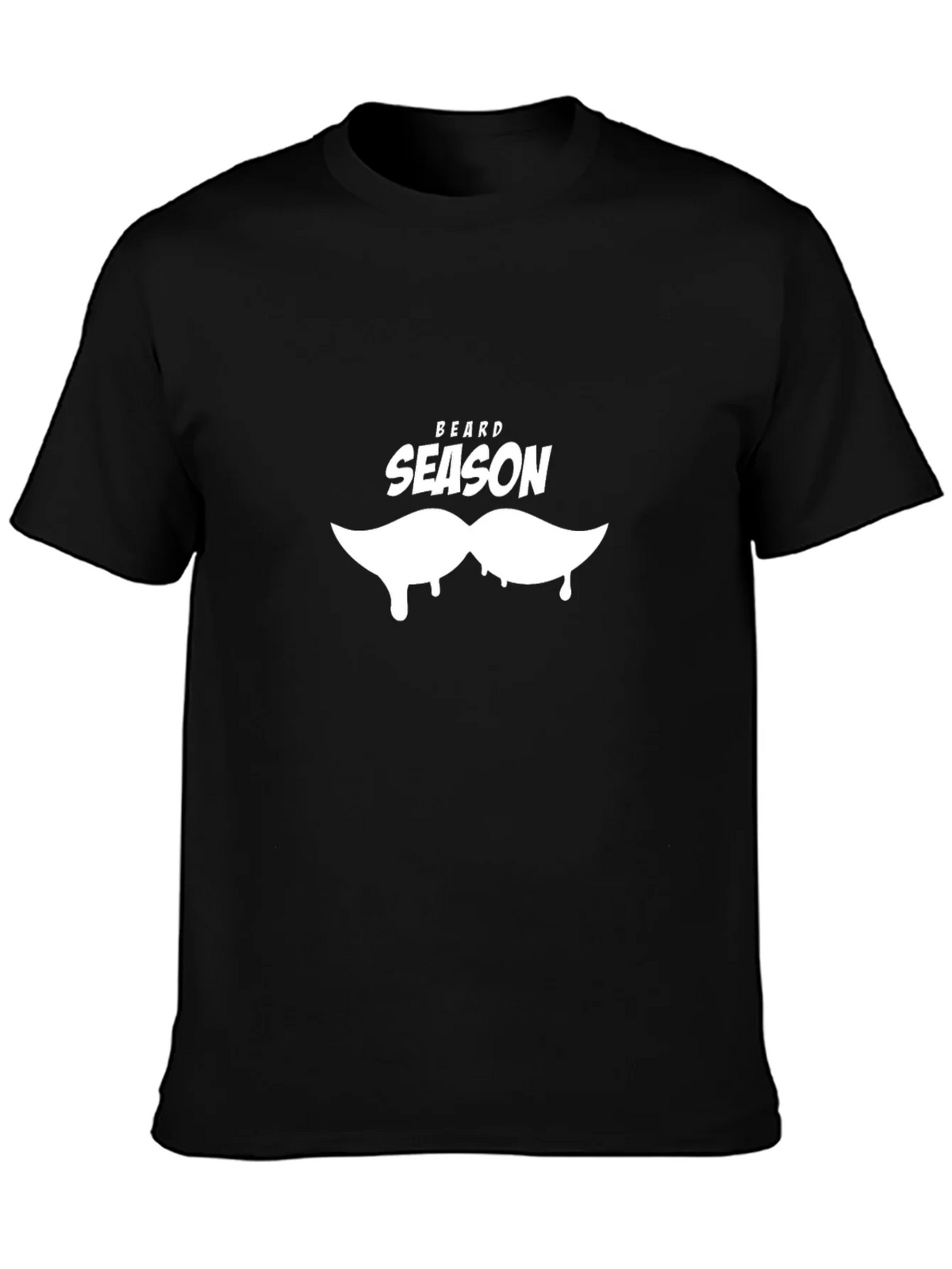 Beard Season Black T-Shirt - Mens Novelty Tee product image 3