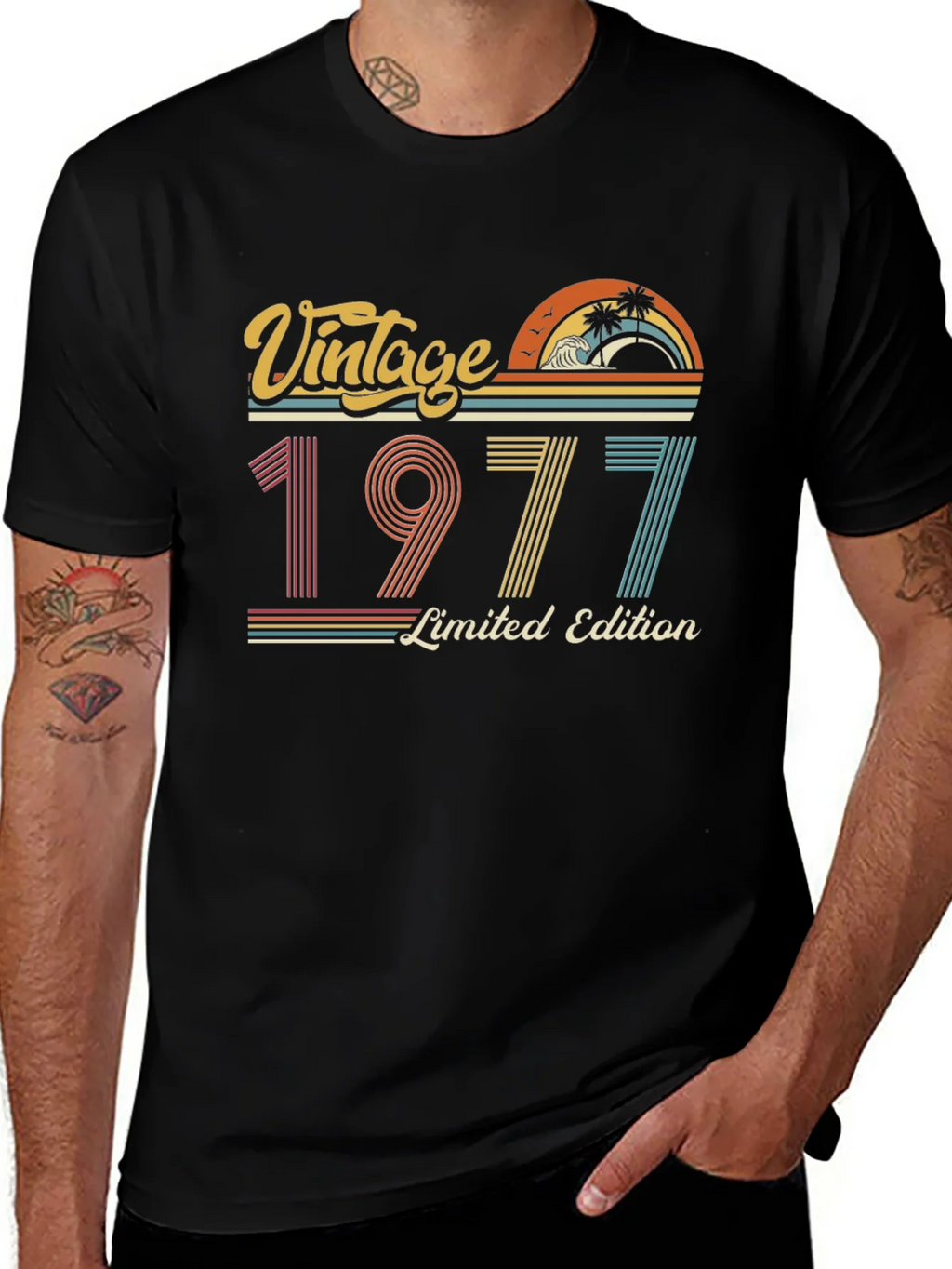 Vintage 1977 Limited Edition Retro T-Shirt product image 1
