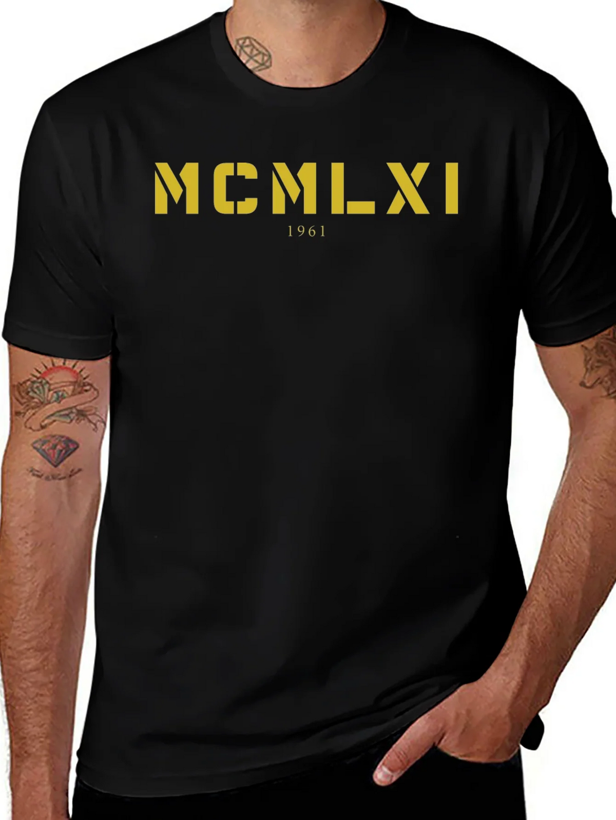 Vintage 1961 Roman Numeral T-Shirt product image 1