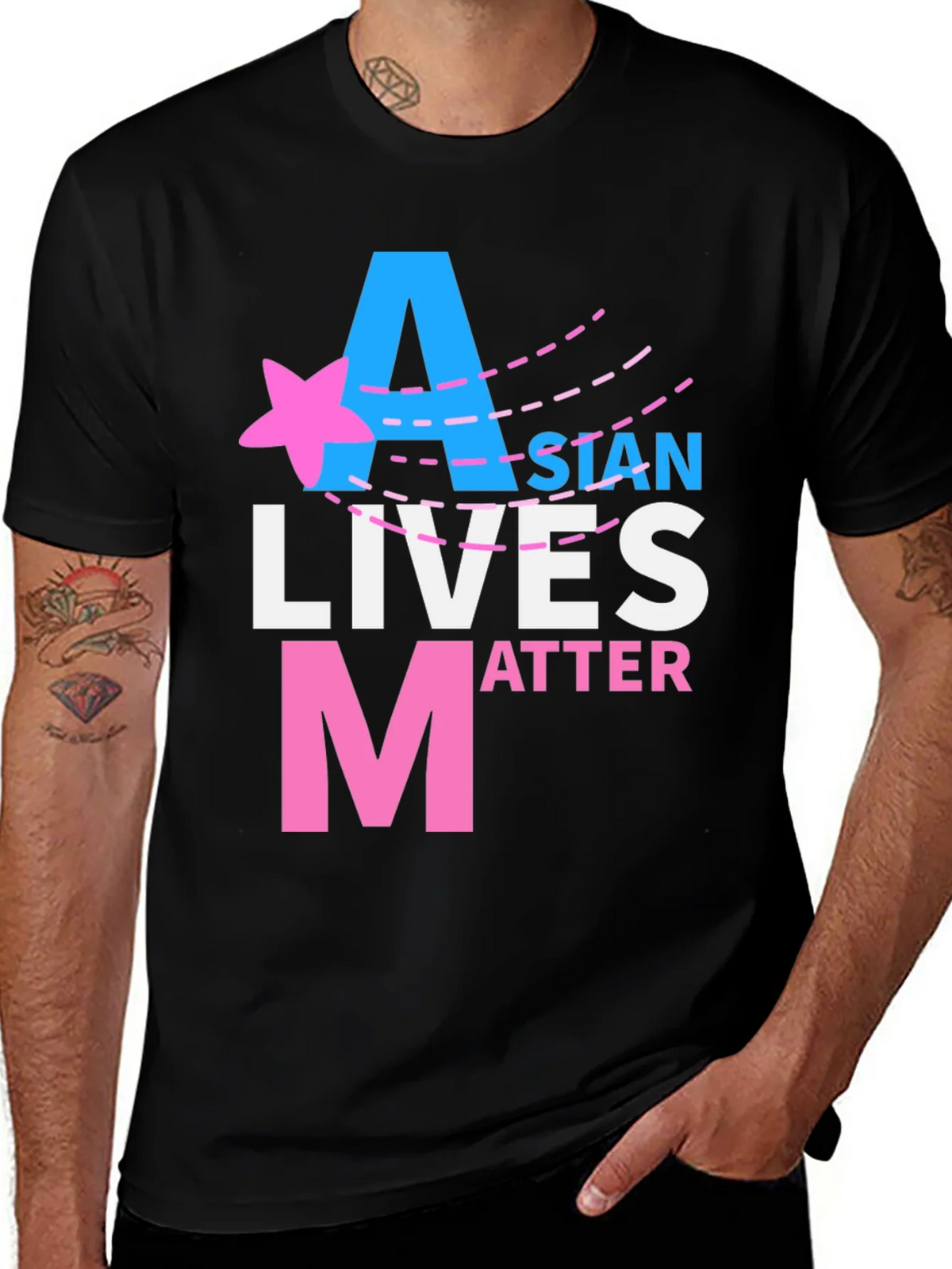 Asian Lives Matter Graphic T-Shirt product image 1