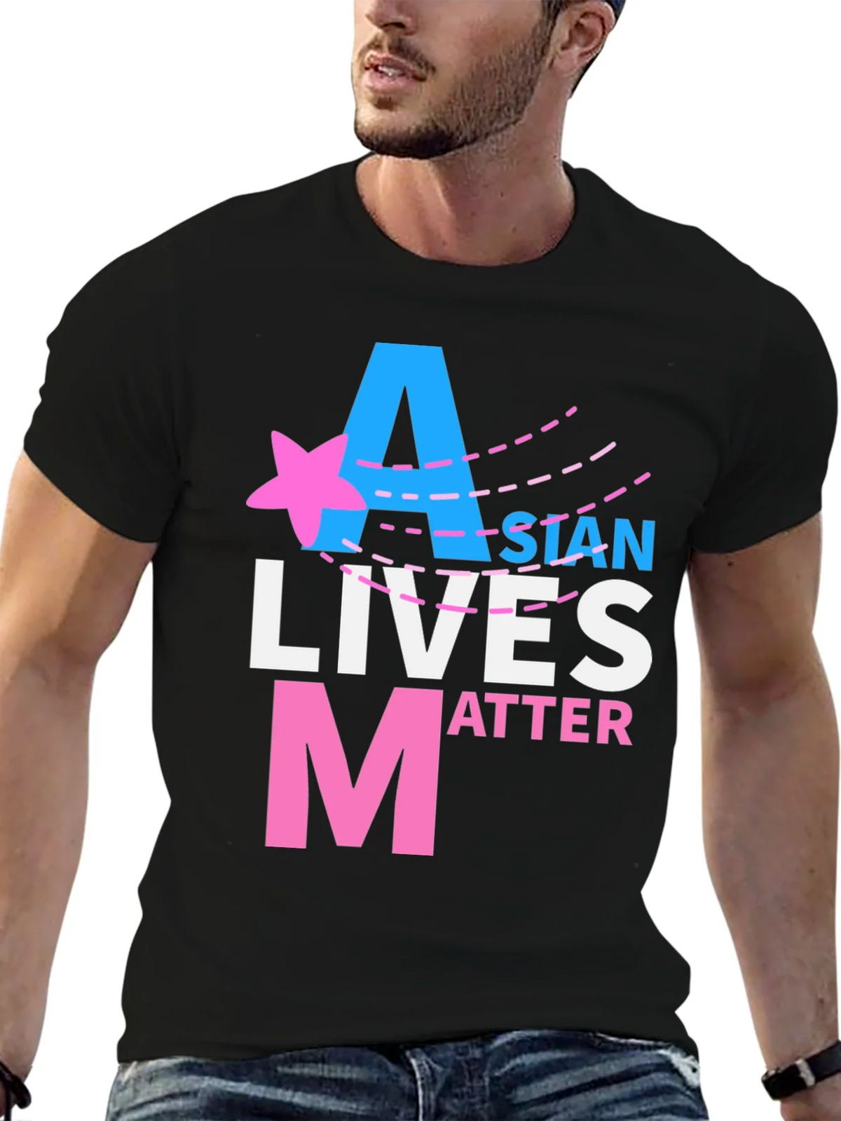 Asian Lives Matter Graphic T-Shirt product image 6