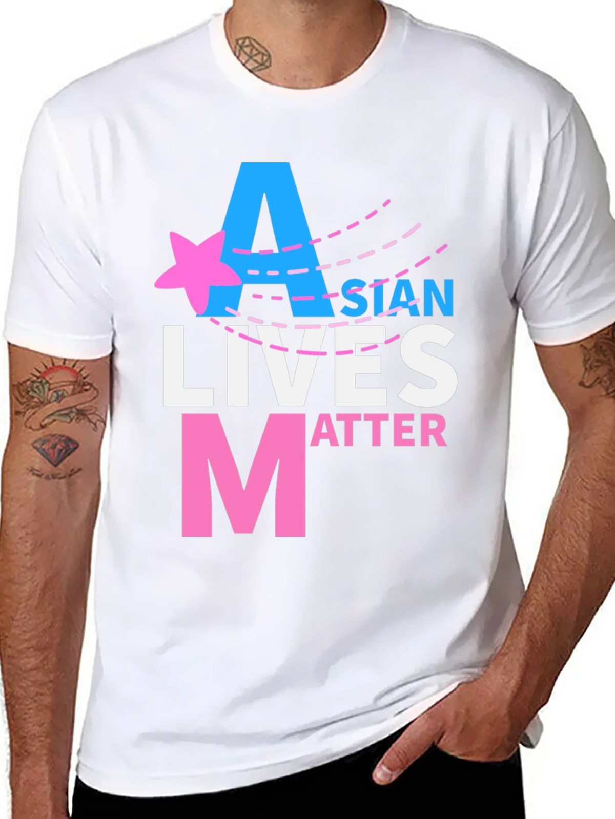 Asian Lives Matter Graphic T-Shirt product image 7