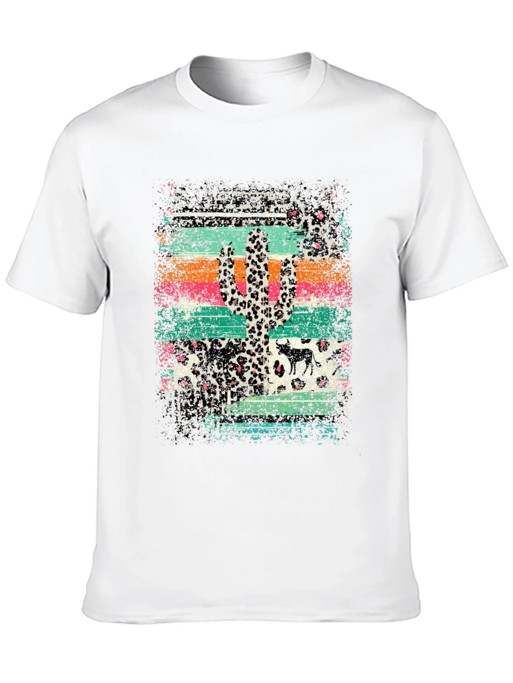 Desert Leopard Cactus Graphic Tee product image 9
